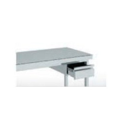 Tiroir pour table inox