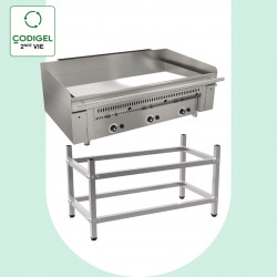 Plaque au chrome à gaz