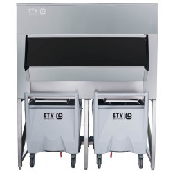 Bac de stockage avec chariot