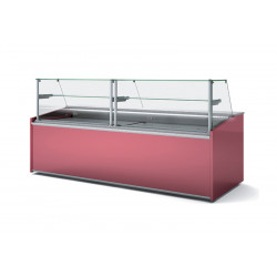Vitrine fond plat