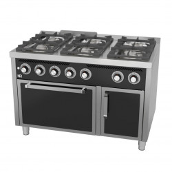 Fourneau 6 feux vifs s/750...