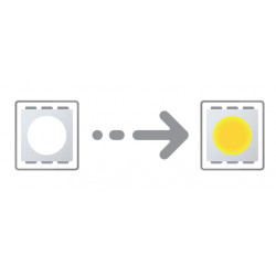 Changement de couleur LED