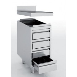 Meuble neutre en inox - 4...