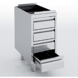 Meuble neutre en inox - 4...