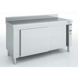 Meuble chaud en inox