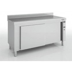 Meuble chaud en inox