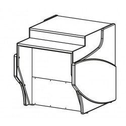 Meuble caisse d'angle pour...