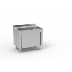 Meuble plonge inox