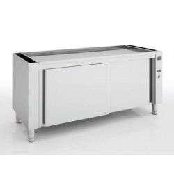 Meuble chaud en inox