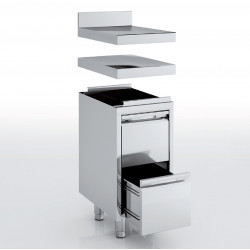 Meuble neutre en inox - 2...