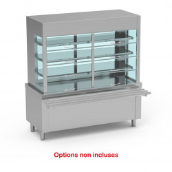 Meuble avec vitrine et...