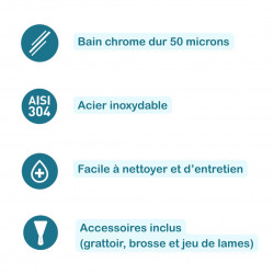 Plaque au chrome électrique