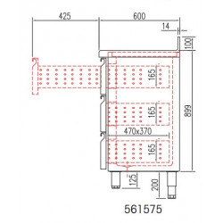 Kit tiroir pour meuble 600 FMR