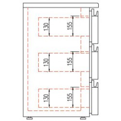 Kit tiroir pour meuble 530...