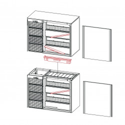 Kit pour empiler deux MDP 150