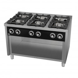 Fourneau 6 feux vifs s/750...