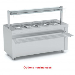 Meuble bain-marie sec