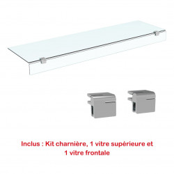 Vitre étagère droite