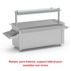 Ilot central avec plaque...