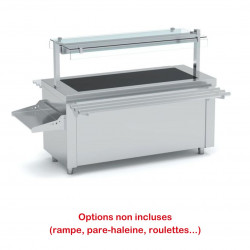 Ilot central avec plaque...