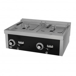 Friteuse  10l+10l triphasée...