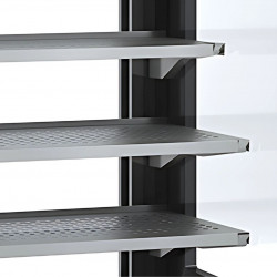 Vitrine chaude libre service