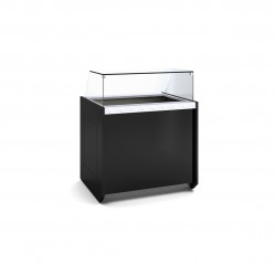 Vitrine avec fond réglable...