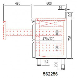 Kit tiroir pour meuble 600...