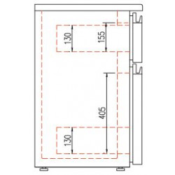 Kit tiroir pour meuble 530...