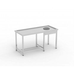 Table de débarrassage avec TVO