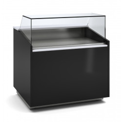 Vitrine fond plat