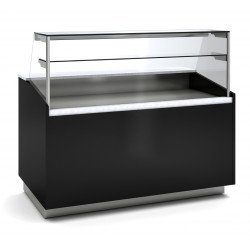 Vitrine fond plat