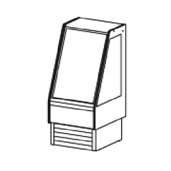 Vitrine basse service...