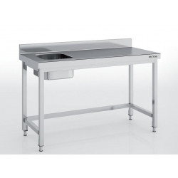 Table de chef avec bac à...