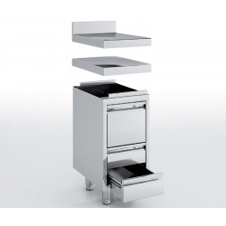Meuble neutre en inox - 3...