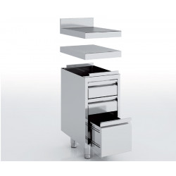 Meuble neutre en inox - 3...
