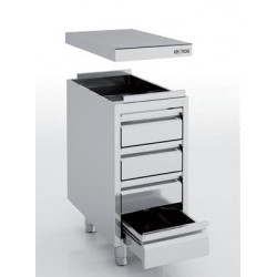 Meuble neutre en inox - 4...