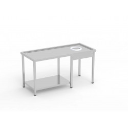 Table de débarrassage avec TVO