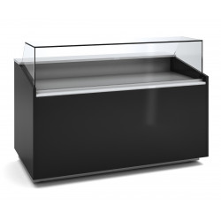 Vitrine fond plat