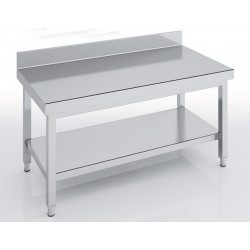 Table soubassement adossée...