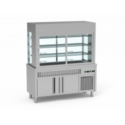 Meuble avec cuve + vitrine...