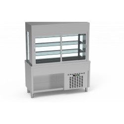 Meuble + vitrine réfrigérée...