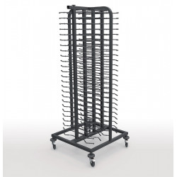 Chariot porte-assiettes