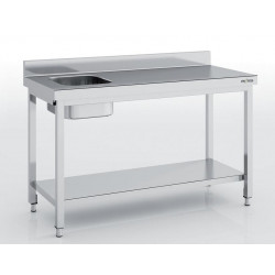 Table de chef avec bac à...