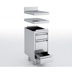 Meuble neutre en inox - 3...