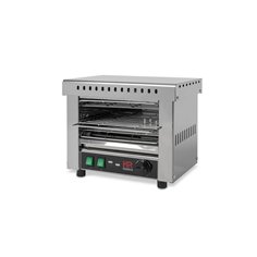Grille pain petit  avec minuterie res. acier inox.