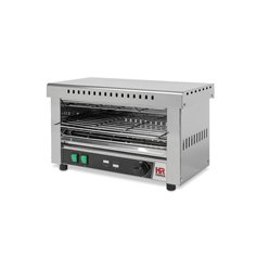 Grille pain simple  avec minuterie res. acier inox.
