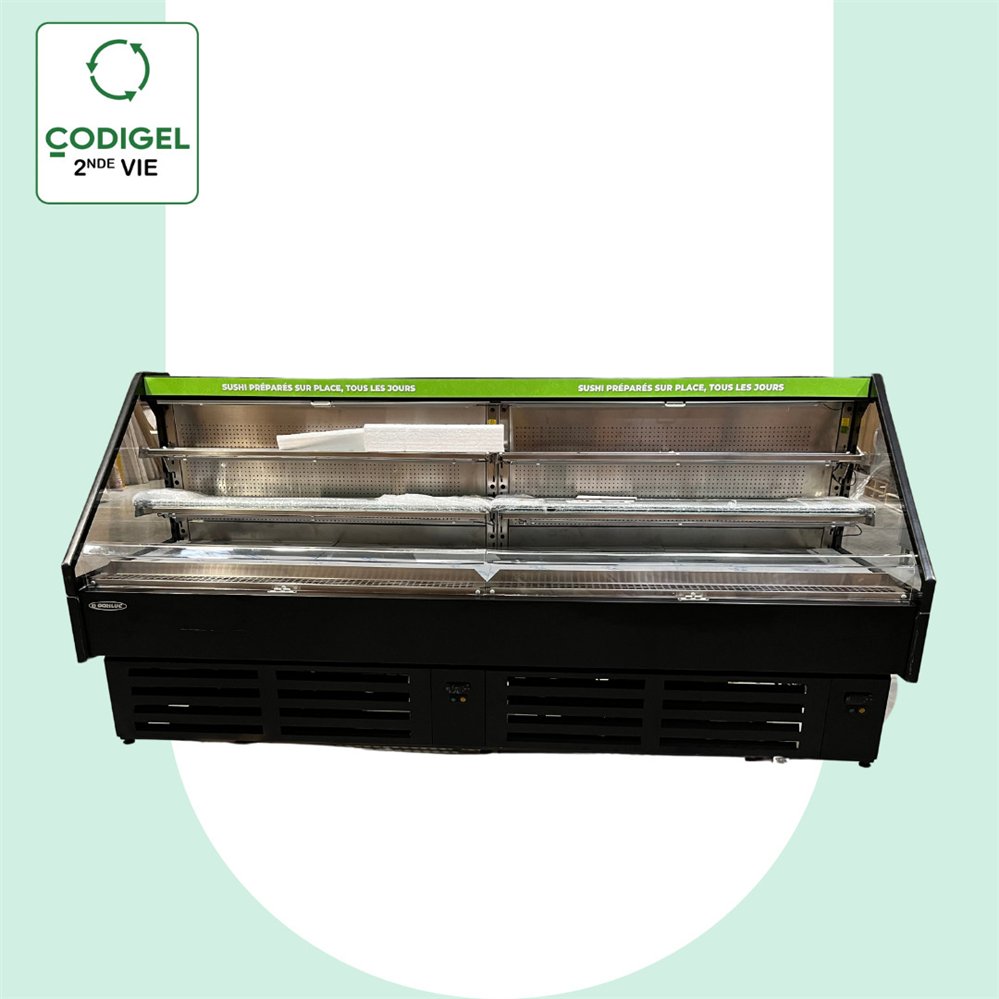 Vitrine semi-verticale groupe logé gamme AZALEA