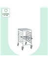 Echelle basse pâtissière en inox