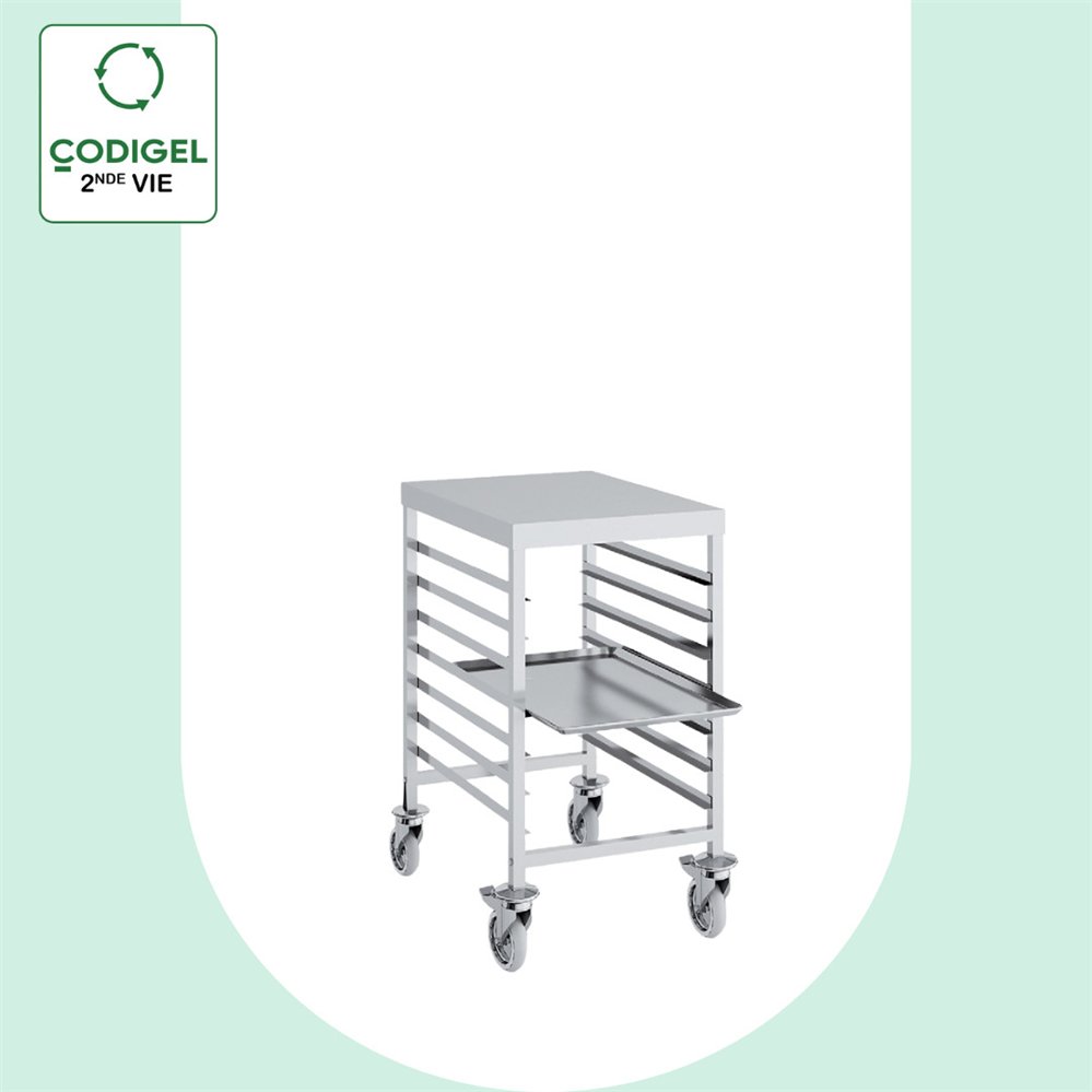 Echelle basse pâtissière en inox